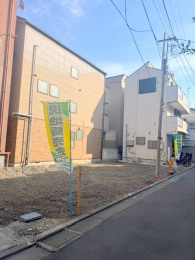 �O�ʓ��H�܂ތ��n�ʐ^�@-